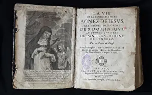 Sienne: Frontispiece, Life of St Agnes of Jesus, Monastery