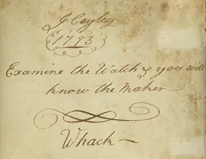 Notebook: Frontispiece to ~Motive Power 1793s