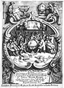 Finished: Frontispiece of A New System of Mathematicks