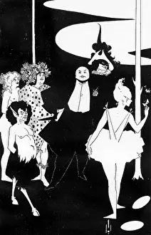 Davidson: Frontispiece to plays by John Davidson by Aubrey Beardsley
