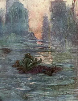 Bravery: Frontispiece, A Song of the English, Arctic scene