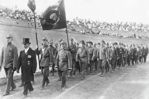 Parading: Frontkaempfertag - Frontline soldiers day in Berlin, 1921