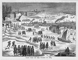 Varied: Frost Fair on the River Thames - 1683