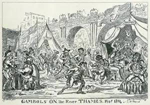 Beeton: Frost fair on the Thames