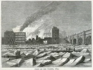 Beeton: Frost on the Thames
