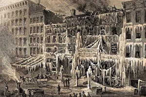 Barnum: Frozen Remains of Barnum's Museum, 1868