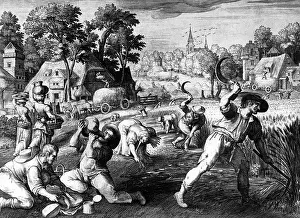 Sickle: Fruehstueck in der Ernte by Nicolas de Bruyn