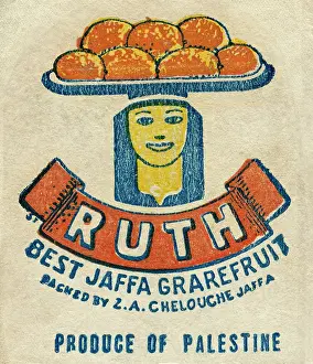 Grapefruit: Fruit Label -- best Jaffa grapefruit