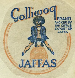 Leapfrogging: Fruit Label -- Golliwog Jaffas