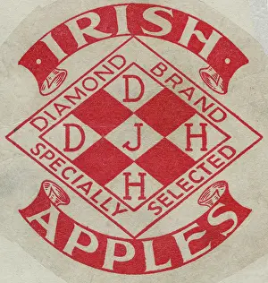 Fruit Label -- Irish apples