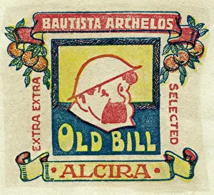 Bautista: Fruit Label -- Spanish oranges