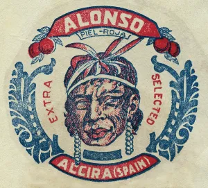 Piel: Fruit Label -- Spanish oranges