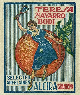 Navarro: Fruit Label -- Spanish oranges
