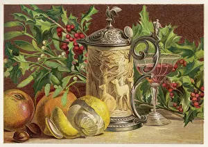 Tankard: FRUIT/LEMON HOLLY WINE
