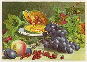 Raspberries: FRUIT/MELON, GRAPES ETC