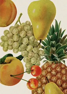 Tossed: Fruit in Mid-Air