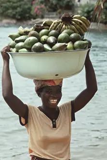 Leone: Fruit seller, Sierra Leone