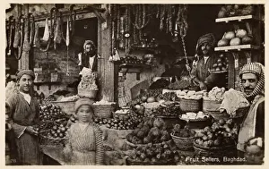 Greengrocer: Fruit Sellers, Baghdad, Iraq