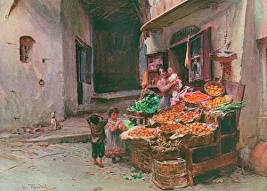 Greengrocers: Fruit Stall at San Remo