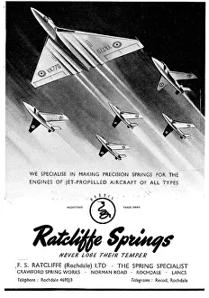 Ratcliffe: F.S.Ratcliffe Precision Springs For Jet Aircraft