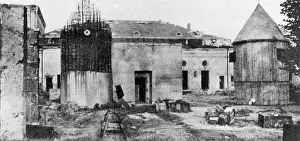 Fuehrerbunker: Fuehrer bunker at the Reich Chancellery, 1945