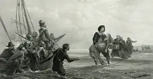 Fugitives: Fugitives for conscience sake leaving the flemish coast for