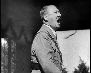 Impassioned: Fuhrer Of Germany Adolf Hitler Giving An Impassioned
