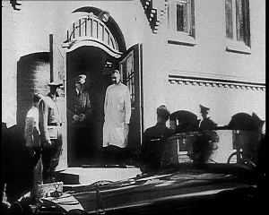 Exits: Fuhrer Of Germany Adolf Hitler Waving As He