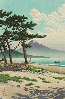 Lakeshore: Fuji from lake shore