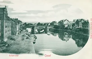 Fulda: The Fuldabrucke at Kassel, Germany