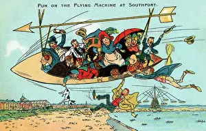 Bech: Fun on the flying machine at Southport, Merseyside
