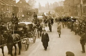 Hearse: Funeral of air raid victims 1918
