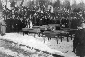 Funerals: Funeral in Bruges, 1917