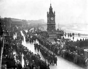 Cortege: Funeral cortege of George Sanger, Ramsgate, Kent