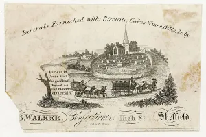 Wines: FUNERAL FURNISHER'S CARD