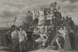 Antony: Funeral of Julius Caesar (100 BC-44 BC)
