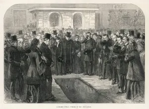 Handkerchiefs: FUNERAL OF MRS BRIGHT