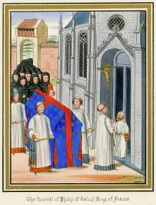 Pall: FUNERAL OF PHILIPPE VI