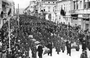 Coffins: Funeral procession in Bulgaria during the First World War