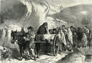 Premature: A funeral procession in Connemara, Ireland