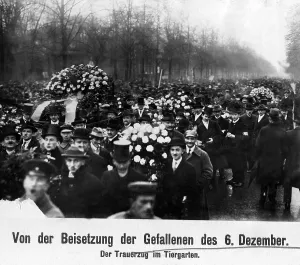 Tiergarten: Funeral procession for the fallen of December 6, 1918