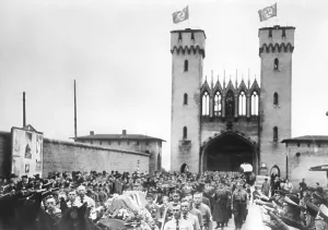 Transferred: Funeral procession of a killed SA man, 1939