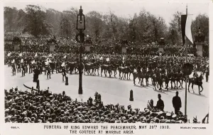 Processions: Funeral procession of King Edward VII, London