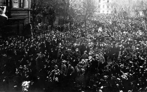 Assassinated: Funeral procession of Kurt Eisner, 1919