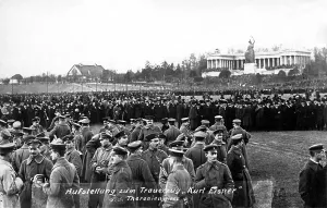 Assassinated: Funeral procession of Kurt Eisner, 1919