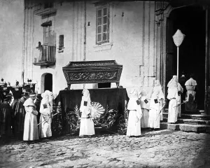 Neapolitans: Funeral procession, Naples, Italy
