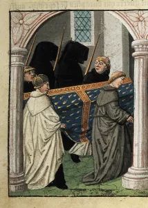 Chanson: Funeral procession of Ogier the Dane, legendary