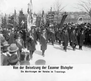 Essen: Funeral procession for the victims of the Essen Blutopfer