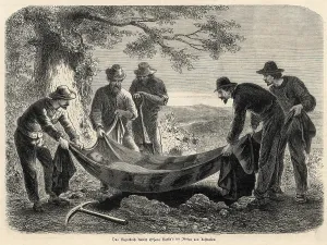 Xylography: Funeral of Robert O'Hara Burke