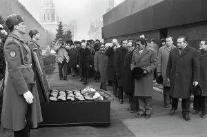 Junta: Funeral of Soviet leader Yuri Andropov